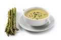 Fresh asparagus soup Royalty Free Stock Photo