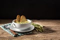 Fresh asparagus soup Royalty Free Stock Photo