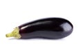 Fresh aubergine on a white background