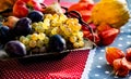 fresh autumn fruits and vegetables thanksgiving Royalty Free Stock Photo