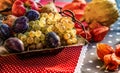 fresh autumn fruits and vegetables thanksgiving Royalty Free Stock Photo