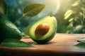 Fresh avocado. Generate Ai