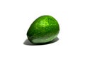 Fresh avocado isolated on a white background