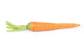 Fresh baby carrot isolated on white background with clipping path Royalty Free Stock Photo