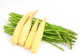 Fresh Baby corn and Asparagus Royalty Free Stock Photo