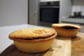 Fresh backed Mince pies cooling down in kitchen