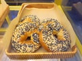 Fresh bagels on sale