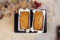 Fresh bake banana cake, homemade banana bread