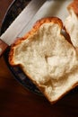 fresh bake breads whole wheat sliced close up