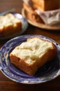 fresh bake breads whole wheat sliced close up