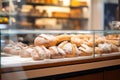 Fresh baked assortment at the grocery store bakery Royalty Free Stock Photo