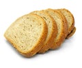 Fresh baked bread sliced Royalty Free Stock Photo