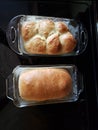 Fresh Baked Brioche Bread Out Of The Oven