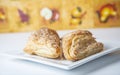 fresh baked cherry turnovers Royalty Free Stock Photo