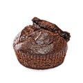 A fresh baked chocolate american muffin