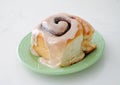 Fresh Baked Cinnamon Roll with Maple Glaze