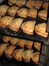 Fresh Baked Cornish Pasties Royalty Free Stock Photo