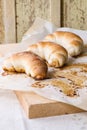 Fresh baked crescent rolls