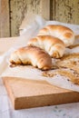 Fresh baked crescent rolls Royalty Free Stock Photo