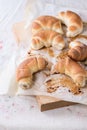 Fresh baked crescent rolls Royalty Free Stock Photo