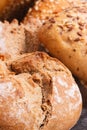 Fresh baked crunchy rolls or bread for breakfast Royalty Free Stock Photo