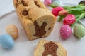 Fresh baked Easter Bunny Cake Royalty Free Stock Photo