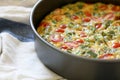 Fresh Baked Frittata Royalty Free Stock Photo