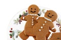 Fresh baked gingerbread men Royalty Free Stock Photo