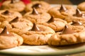 Fresh baked gooey cookies