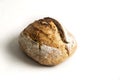 Fresh baked loaf of homemade sourdough bread Royalty Free Stock Photo