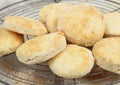 Fresh baked scones or busi