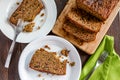 Fresh Baked Zucchini and Cinnamon Bread Royalty Free Stock Photo