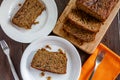 Fresh Baked Zucchini and Cinnamon Bread Royalty Free Stock Photo