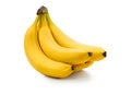 Fresh banana isolated on white Royalty Free Stock Photo