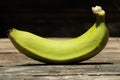 fresh bananas on a wooden table Royalty Free Stock Photo