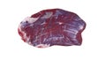Fresh bavette flank beef isolate. Royalty Free Stock Photo