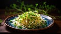 fresh bean sprout Royalty Free Stock Photo