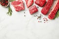 A fresh beef cuts, Generative AI Royalty Free Stock Photo
