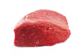 Fresh beef slab isolated on white background Royalty Free Stock Photo