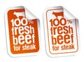 Fresh beef stickers