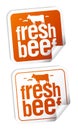 Fresh beef stickers