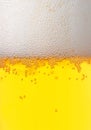 Fresh beer bubbled glass texture Royalty Free Stock Photo