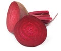Fresh Beet over white background Royalty Free Stock Photo