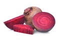 Fresh beetroot isolated on white backgroun Royalty Free Stock Photo