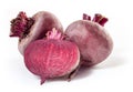Fresh beetroot isolated on white Royalty Free Stock Photo