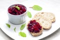 fresh beetroot salad Royalty Free Stock Photo