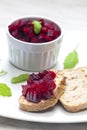 fresh beetroot salad Royalty Free Stock Photo