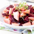 Fresh beetroot salad