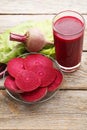 Fresh beets juice Royalty Free Stock Photo