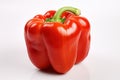 Fresh Bell Pepper on White Background AI Generated